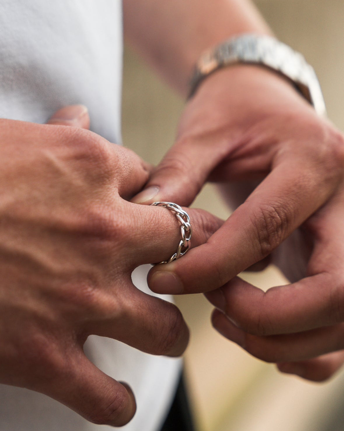 CUBAN RING SILVER