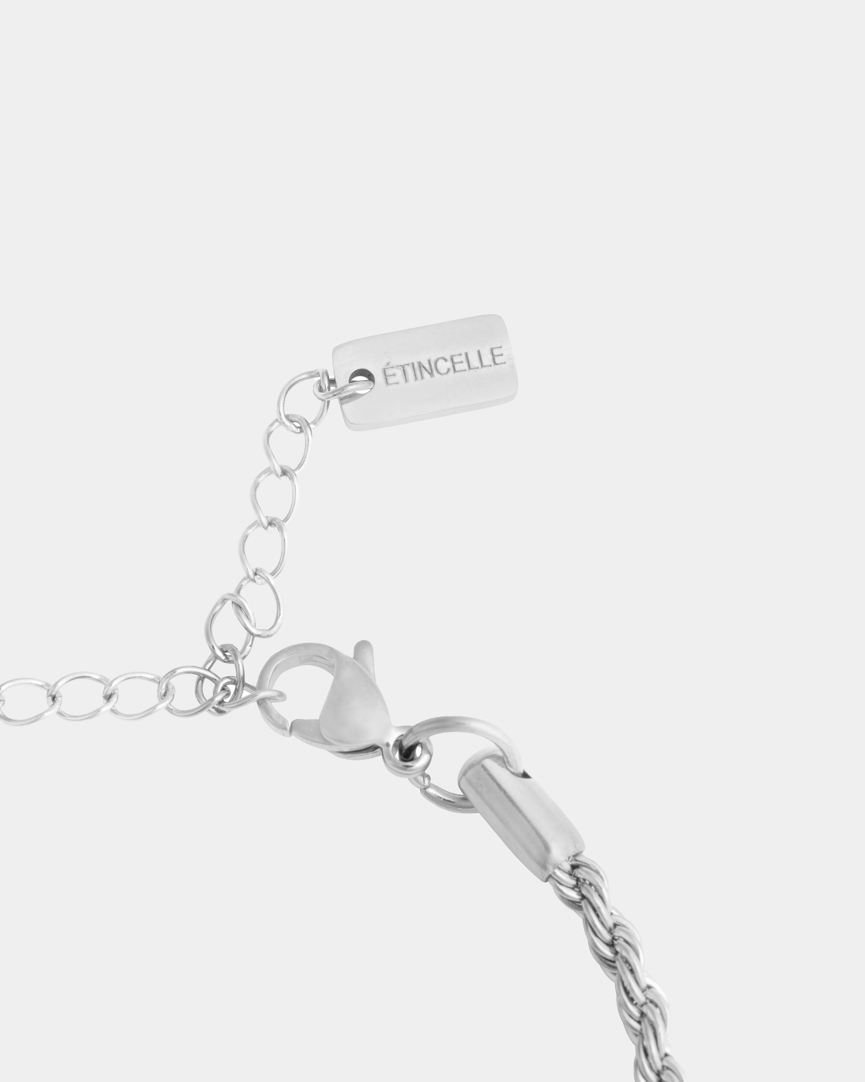 ROPE BRACELET 3MM SILVER