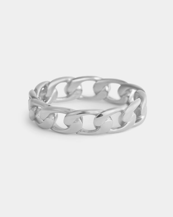 CUBAN RING SILVER
