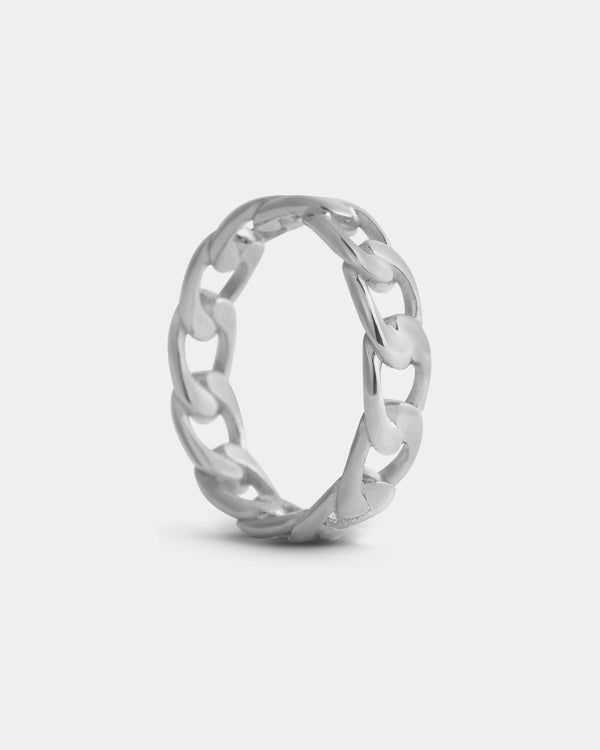 CUBAN RING SILVER