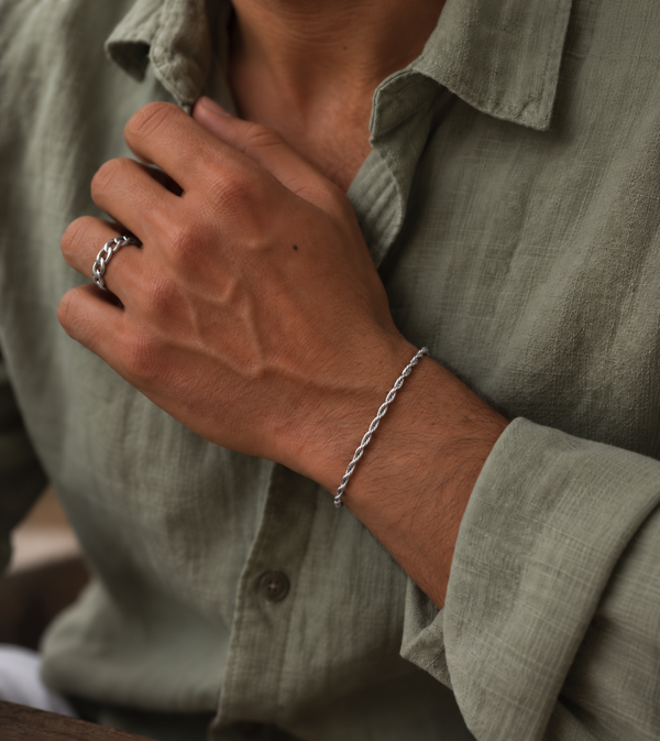CUBAN RING SILVER